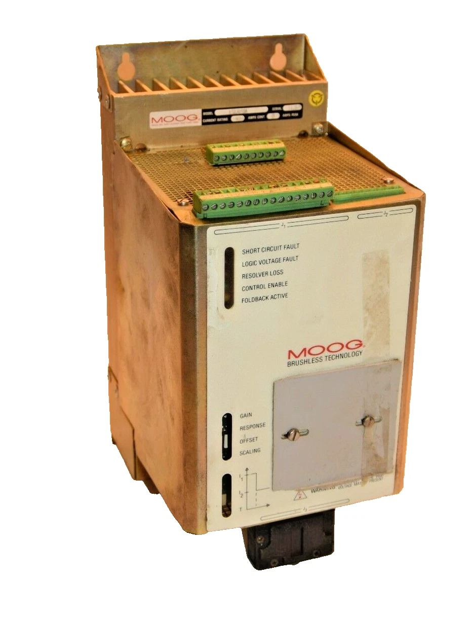 Used MOOG 152J453A 40A Brushless Servo Controller Drive