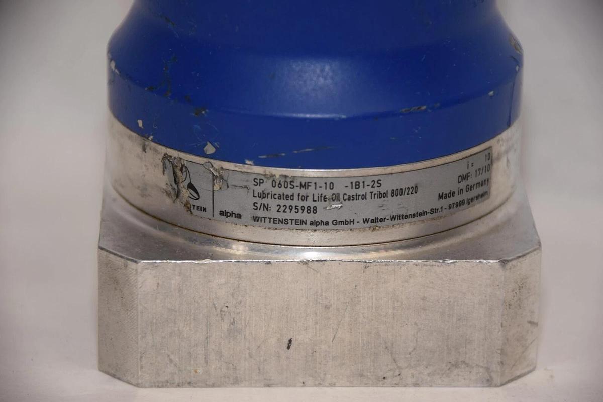 Used WITTENSTEIN SP 060S-MF1-10-1B1-2S 10:1 Ratio Planetary Gearhead