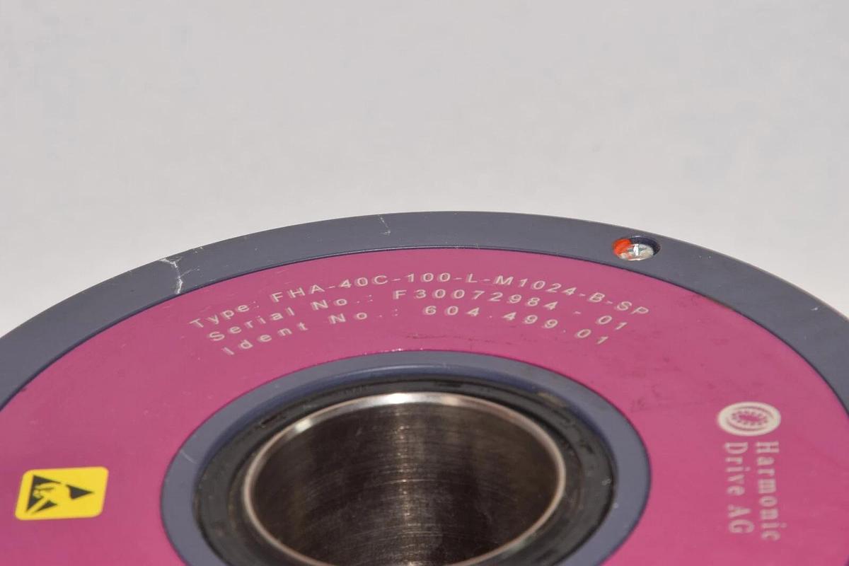 Used HARMONIC DRIVE AG FHA-40C-100-L-M1024-B-SP 35rpm Servo Actuator