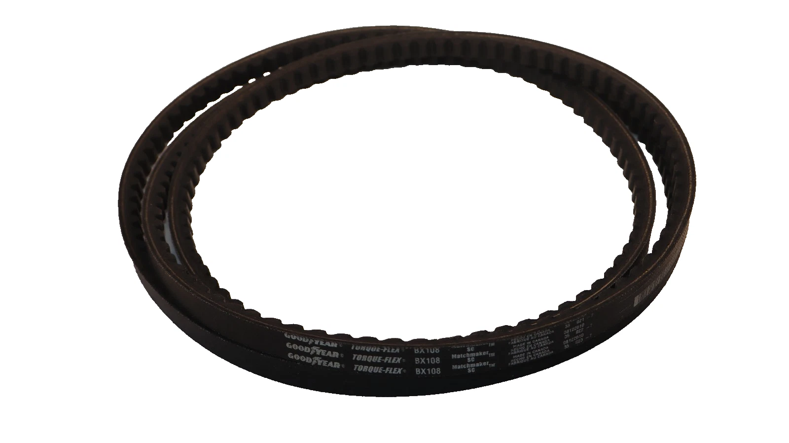 Goodyear Cogged V-Belt Belt BX108 Torque-Flex Matchmaker SC Vbelt BX-108 (New)