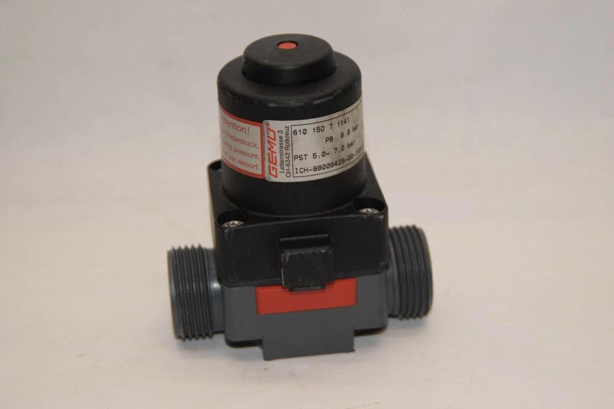 (NEW) GEMU 61015D71141 ICH-88009425-00-104635 PST 5.0-7.0 Bar Diaphragm Valve