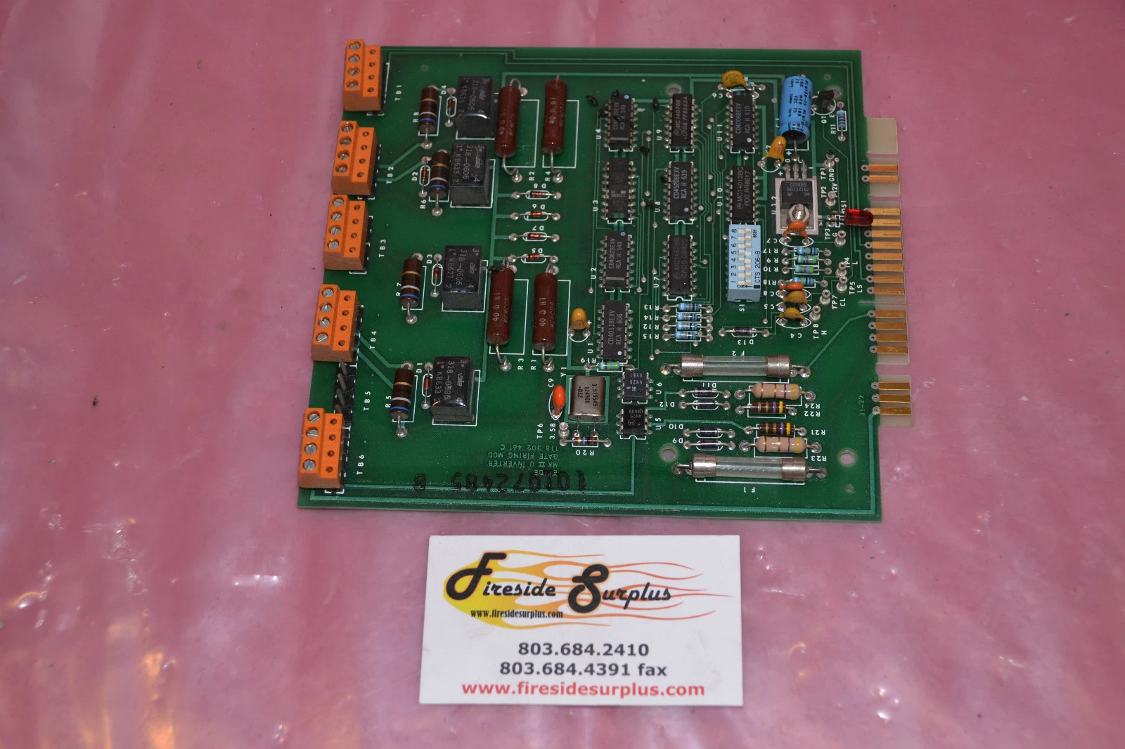 Used NEWAVE EXIDE MK II U INVERTER GATE FIRING MODULE 118 302 461 C 118302461C