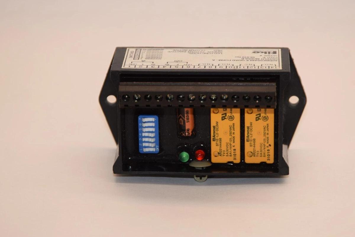 Used FIKE 55-010 55010 Addressable 24V Quad Form-A Output Module