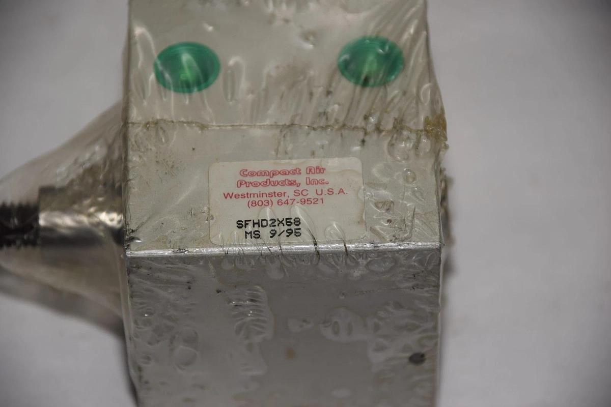 COMPACT AIR SFHD2X58 MS 9/95 AIR PNEUMATIC CYLINDER NEW