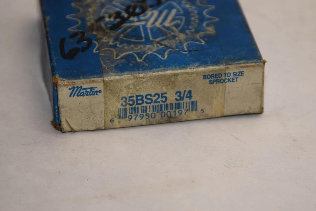 (NEW) MARTIN 35BS25 3/4 25 Teeth 3/4" Bore Sprocket