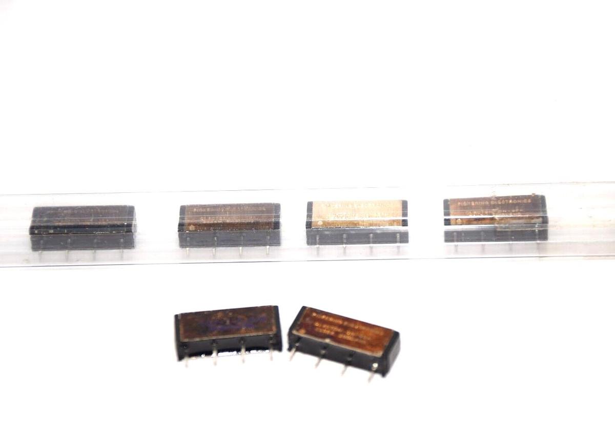 (NEW - Lot of 6) PICKERING ELECTRONICS 197-1-A-5/6 Reed Relay
