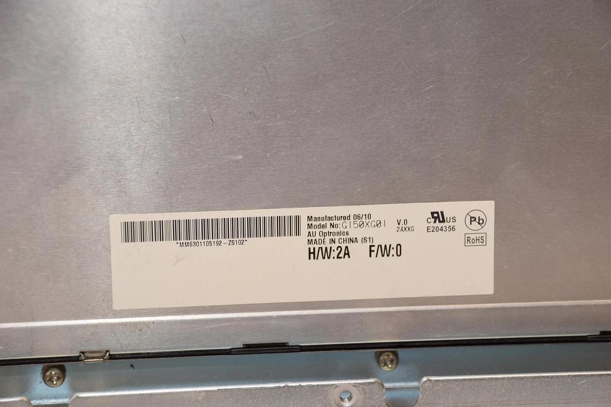 Used ALLEN BRADELY / AU Optronics 1500P VersaView G150XG01 15" Touchscreen