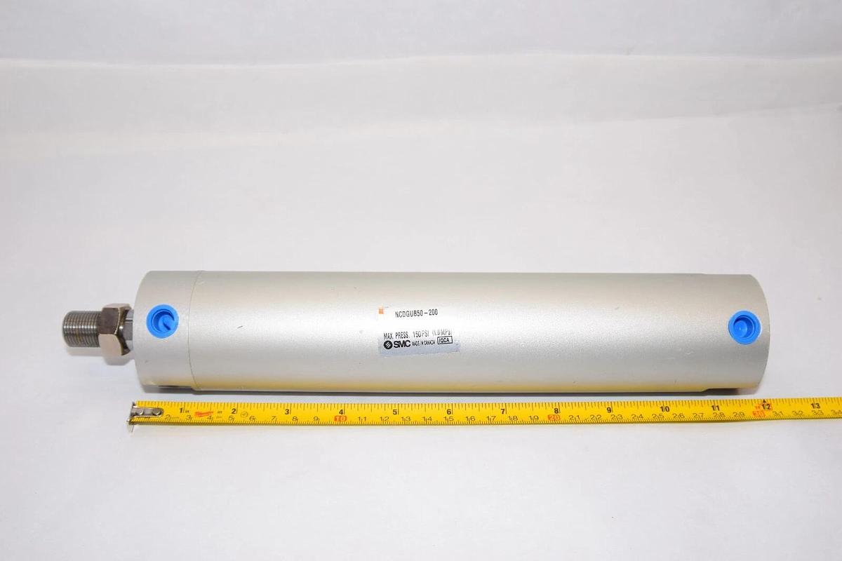 (NEW) SMC NCDGUB50-200 150psi Pneumatic Air Cylinder