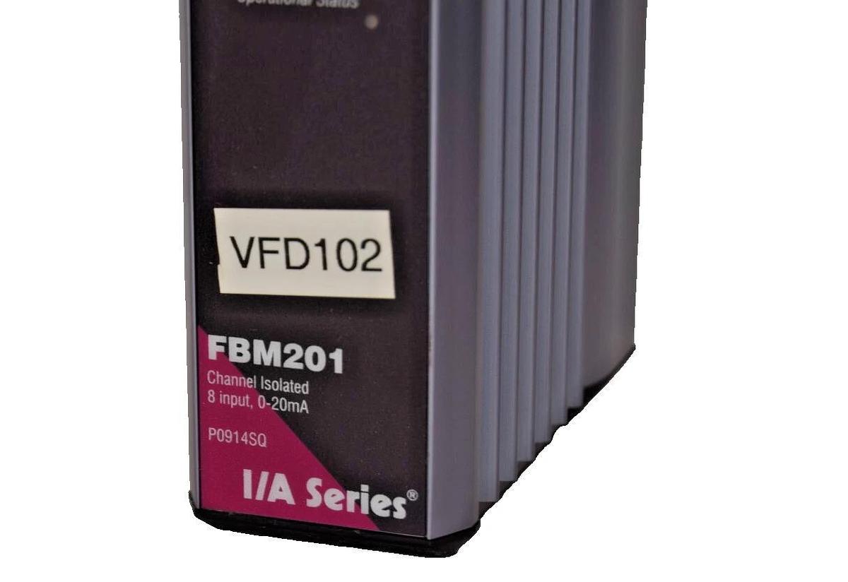 Used FOXBORO INVENSYS I/A Series Channel Isolated 8 Input 0-20mA FBM201 P0914SQ