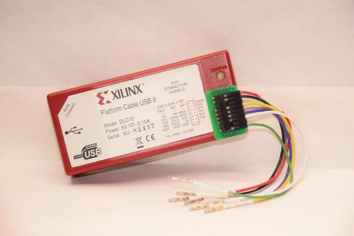 Used XILINX DLC10 5V 0.15A Platform Cable USB II