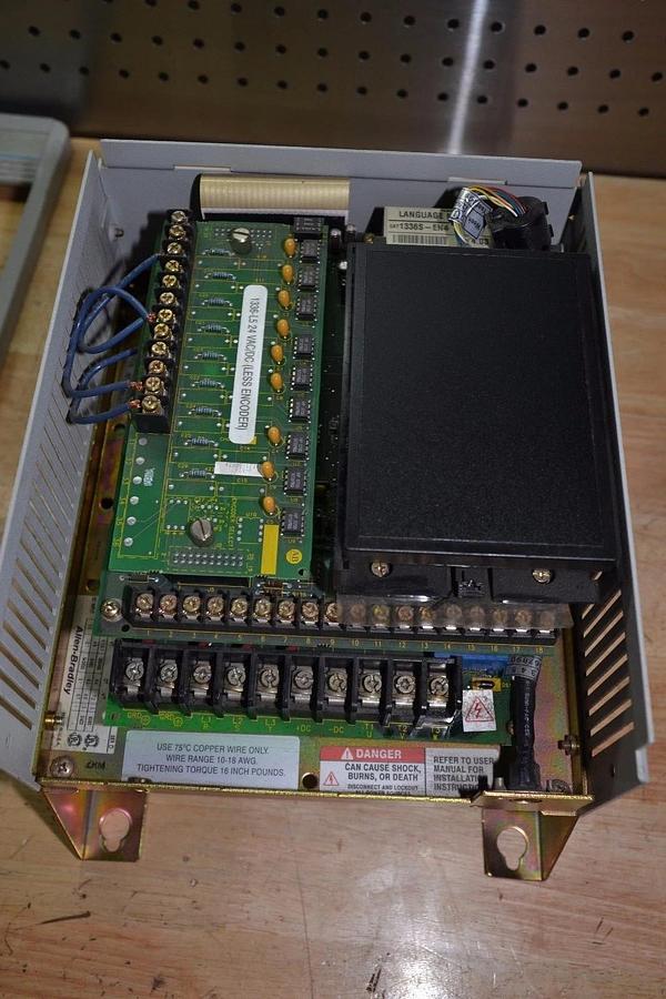 Used ALLEN BRADLEY 1336S-BRF30-AA-EN4-L5 4.2/5.1 KVA SERIES D 1336 PLUS DRIVE