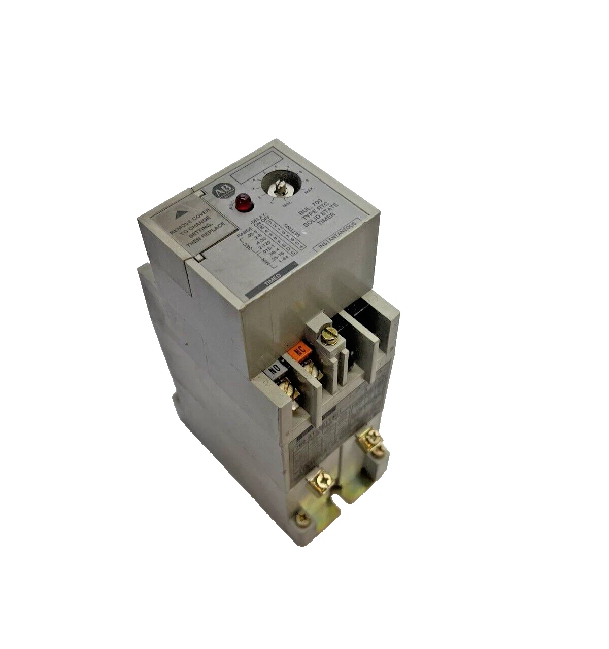 Used Allen Bradley 700 RTC Solid State Timer 700-RTC00110U1 Ser. A 110/120vac 120vdc