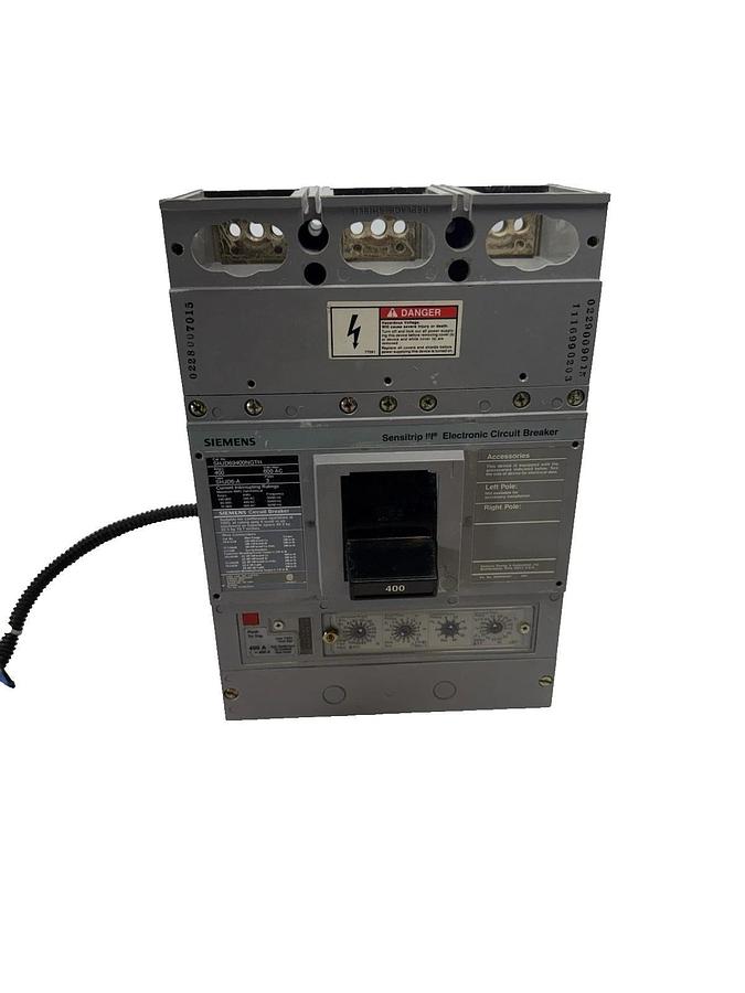 Refurbished Siemens SHJD69400NGTH-U 400A, Breaker SHJD6-A, 600V AC,  SHJD69400NGTH "Refurb"