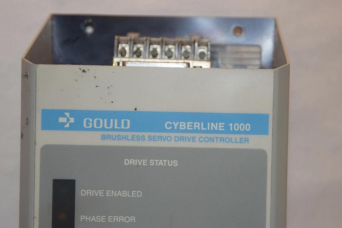 Used GOULD CL112 110-0092-1 Rev. B Cyberline 1000 Brushless Servo Drive Controller