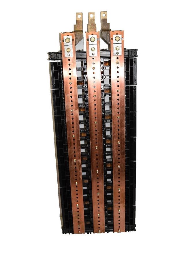 Used General Electric / GE AQL3422ATX 225Amp 3Ph Main Lug Panelboard Interior *Only*