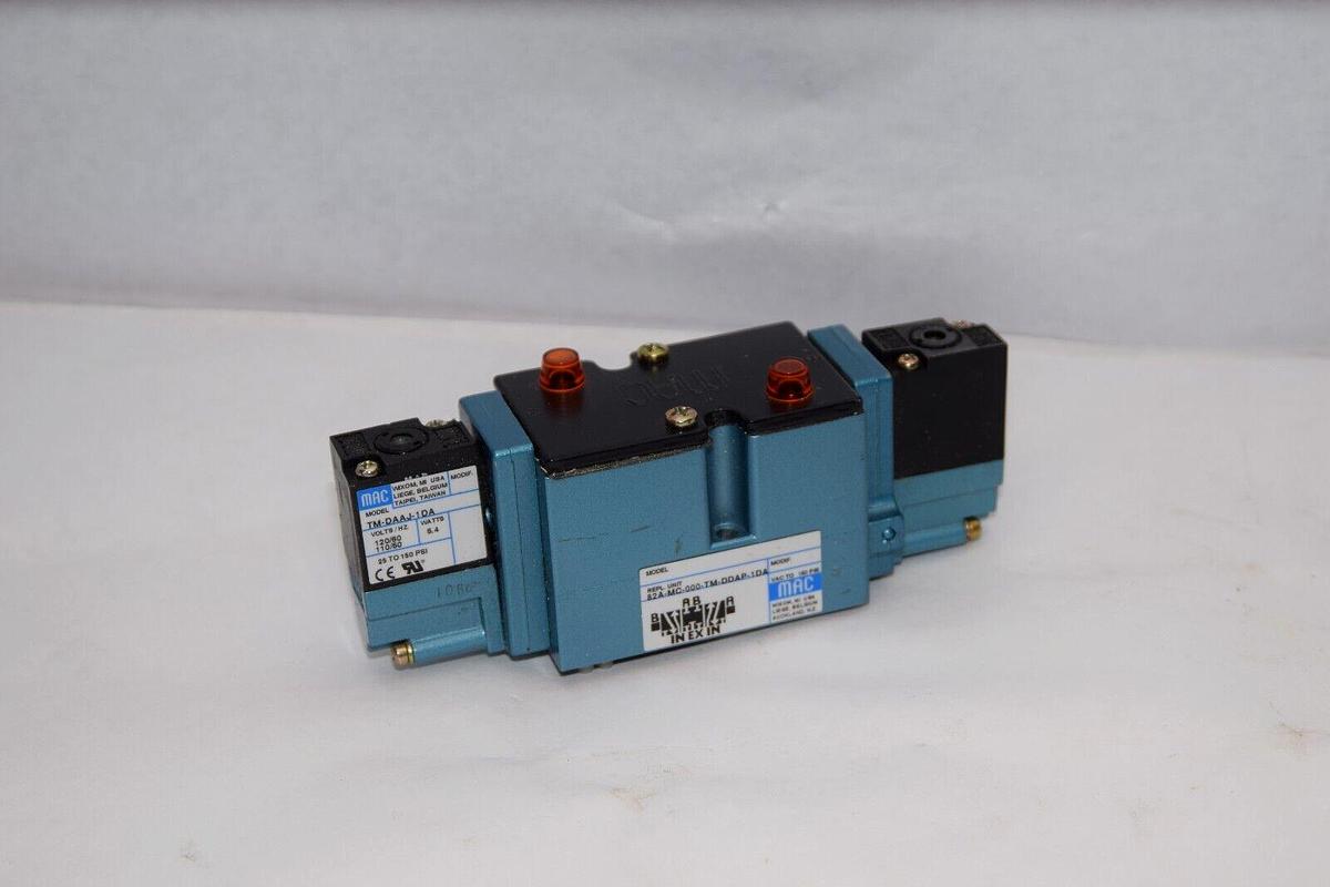 (NEW) MAC 82A-MC-000-TM-DDAP-1DA 150psi With TM-DAAJ-1DA Solenoid Valve