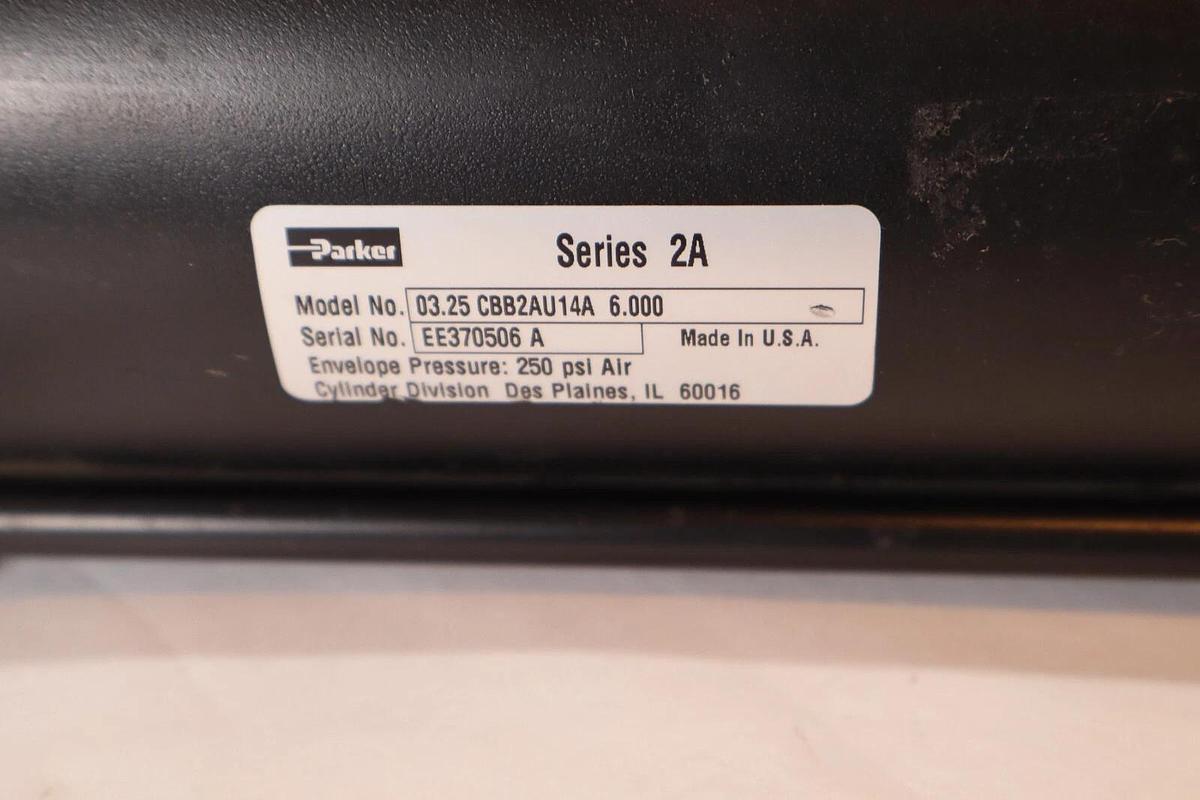 (NEW) PARKER 03.25 CBB2AU14A 6.000 Series 2A 250psi Pneumatic Cylinder