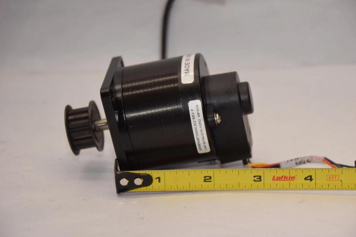 Used SIEMENS 734344.902 Rev F Stepper Motor With E5-200-250-NE-S-E-G-B