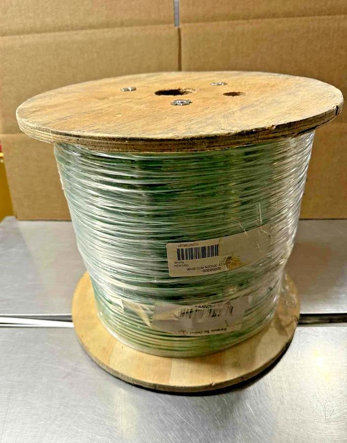 1000' RG Flex Wire 10 AWG DC Power L2 Green w/o Braid 10AWG-L2GN 3578 RHH-RHW2