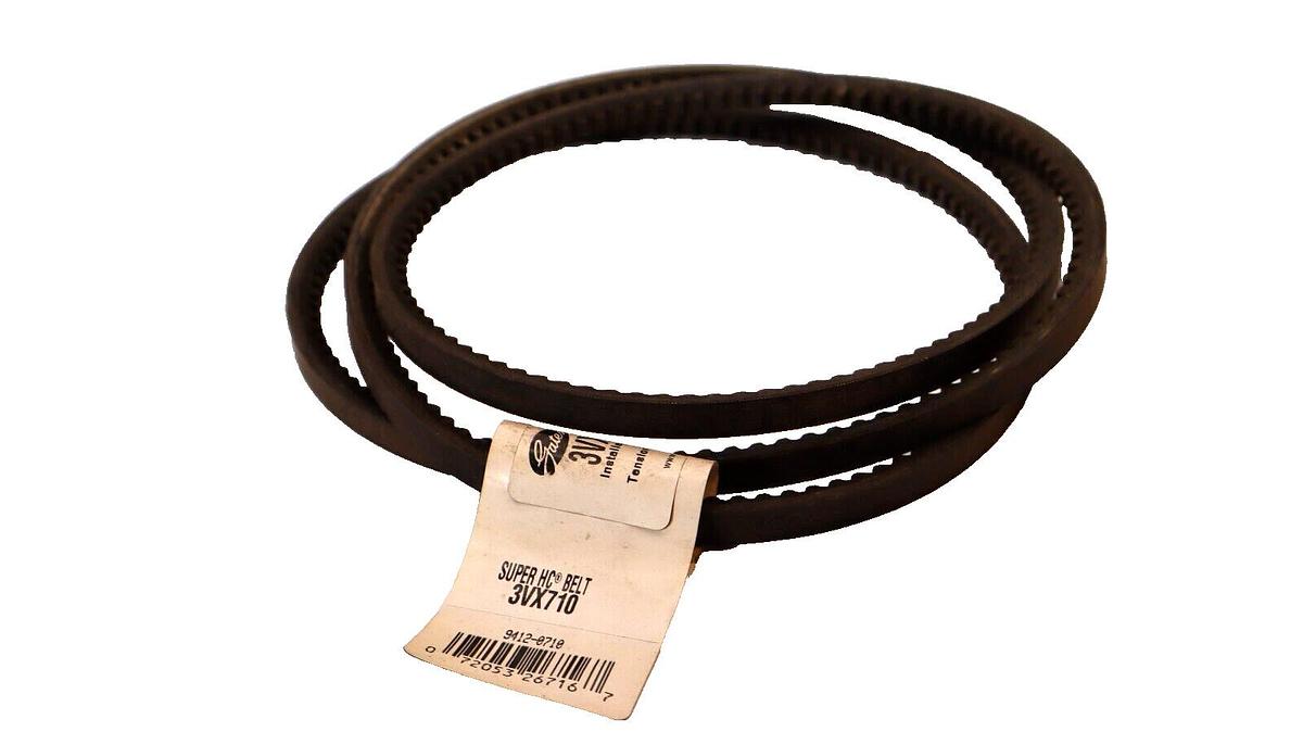 (NEW) GATES 3VX710 , 9412-0710 Super HC Cogged V-Belt USA
