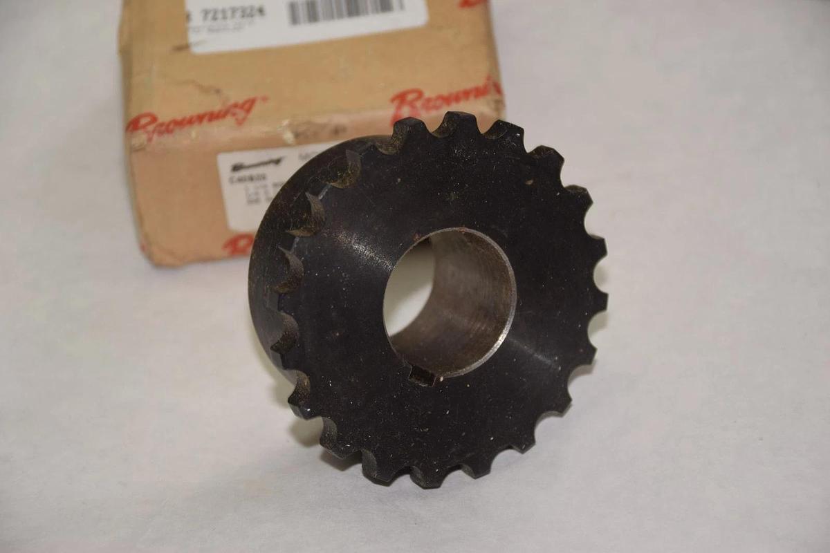 BROWNING C40B20 1-1/4" BORE 1/4"x1/8" KWY GEAR SPROCKET NEW