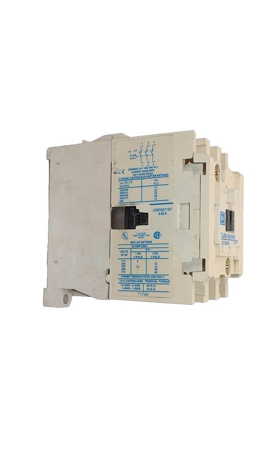 Cutler-Hammer Eaton Contactor CE15HN3 600V 60A 44 Amp 120v Coil 9-2703-1