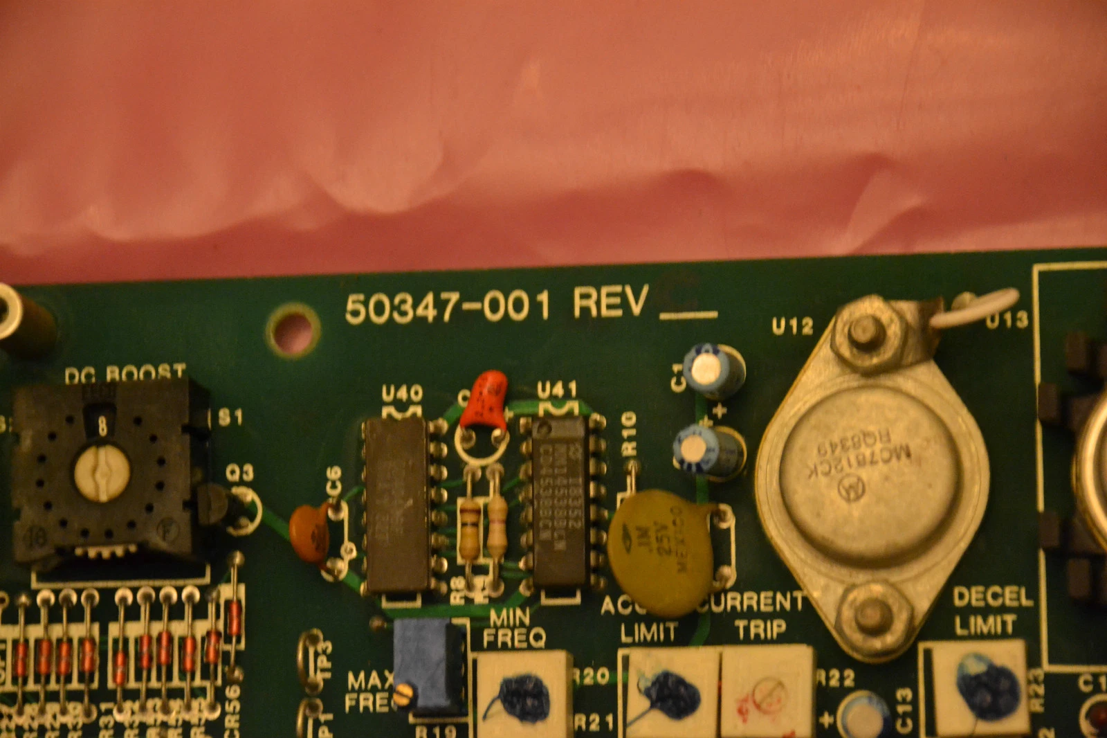 Used ALLEN BRADLEY AB PTI LOGIC BOARD 50347-001 50347 001 REV.C