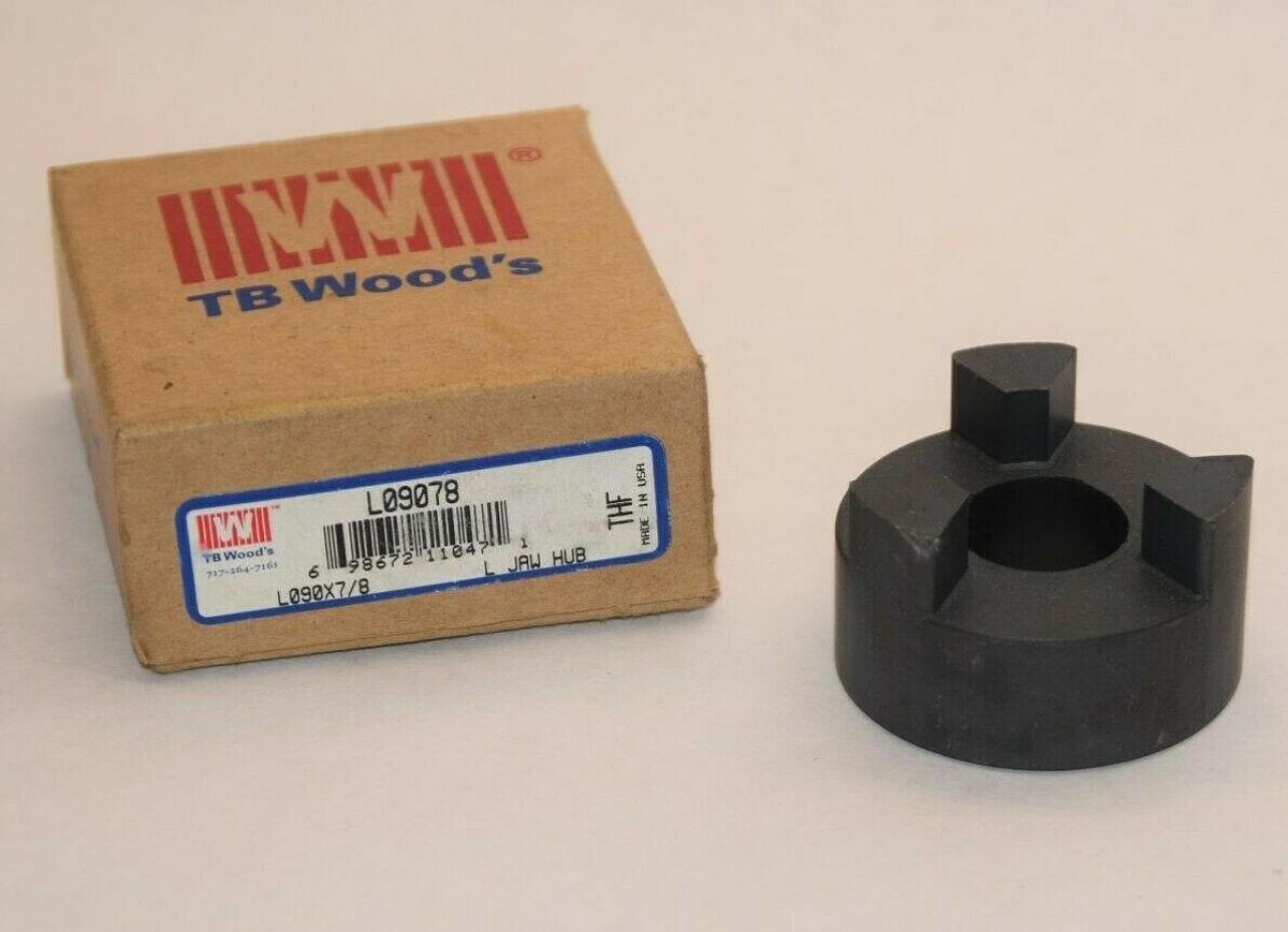 (NEW) TB WOODS L09078 L090X7/8 7/8" Bore Jaw Coupling