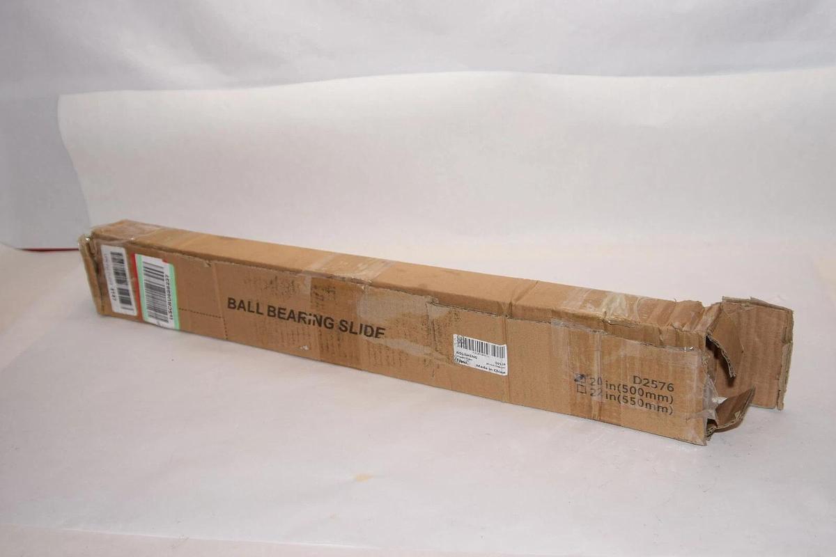 (NEW - Pair) AOLISHENG D2576 20" Heavy Duty Drawer Slides Ball Bearing