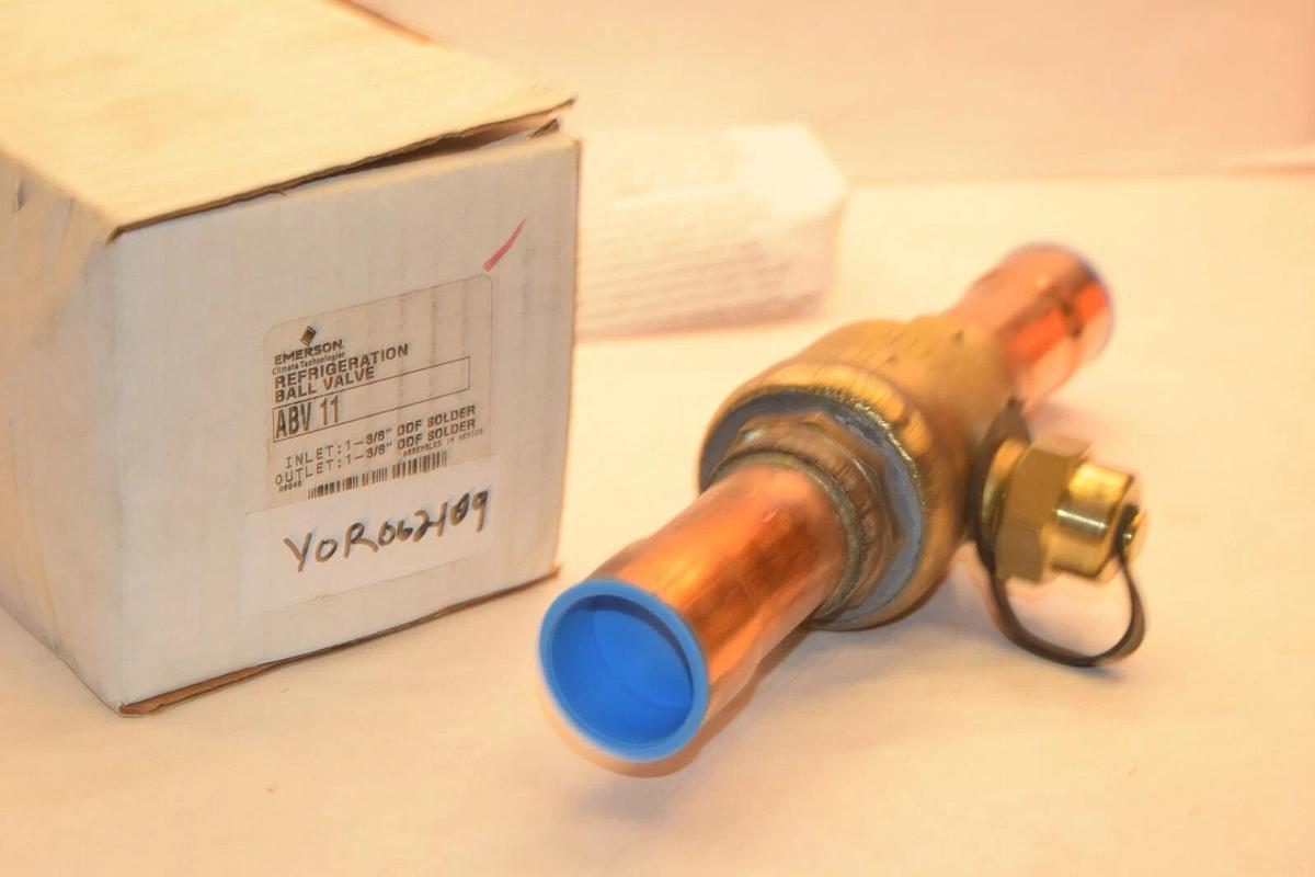 (New) ALCO COPELAND EMERSON ABV11 Refrigeration Ball Valve ABV 11 1-3/8"