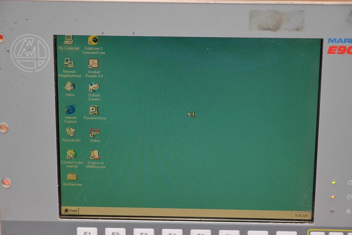 Used MARPOSS OPERATOR INTERFACE E9066 866DDDEFCC 230V 230 V WITH WINDOWS NT