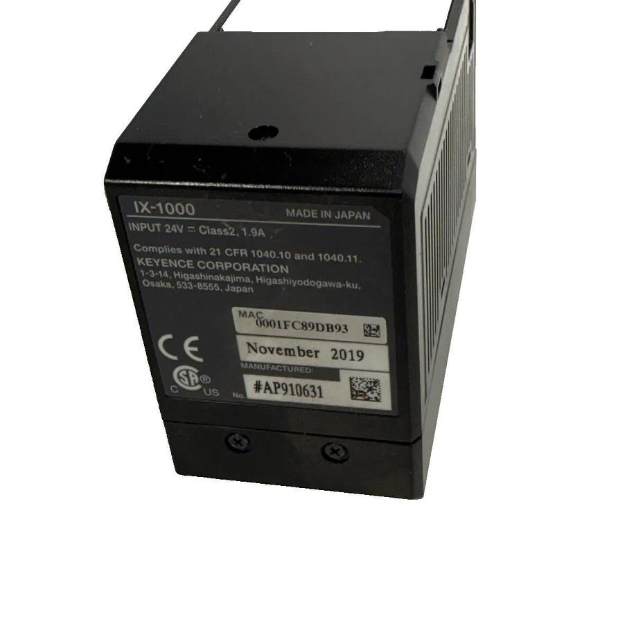 Used KEYENCE IX-1000  IX1000 Laser Sensor Amplifier Unit IX 1000