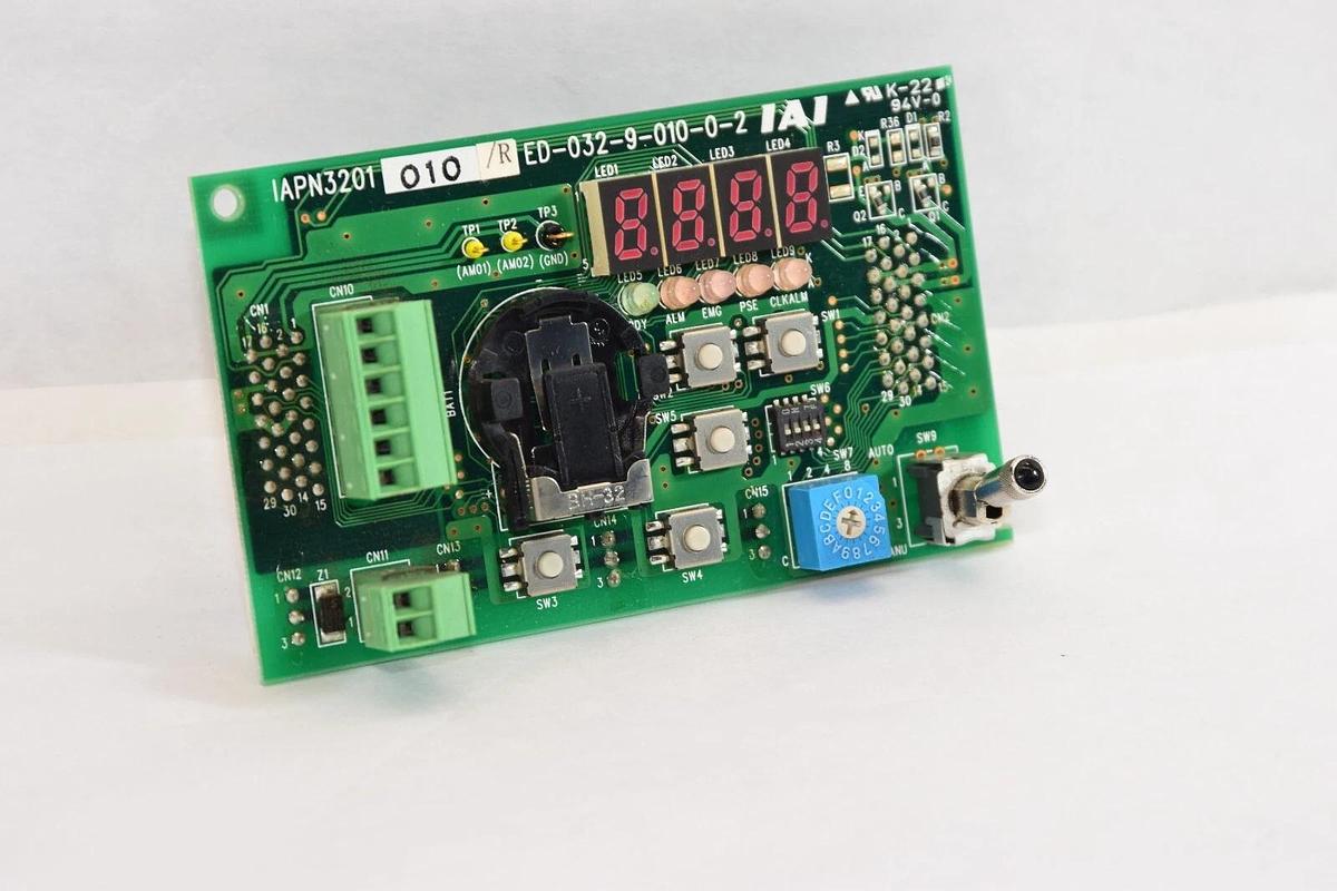 Used IAI IAPN3201 010 ED-032-9-010-0-2 4-Digit Circuit Board