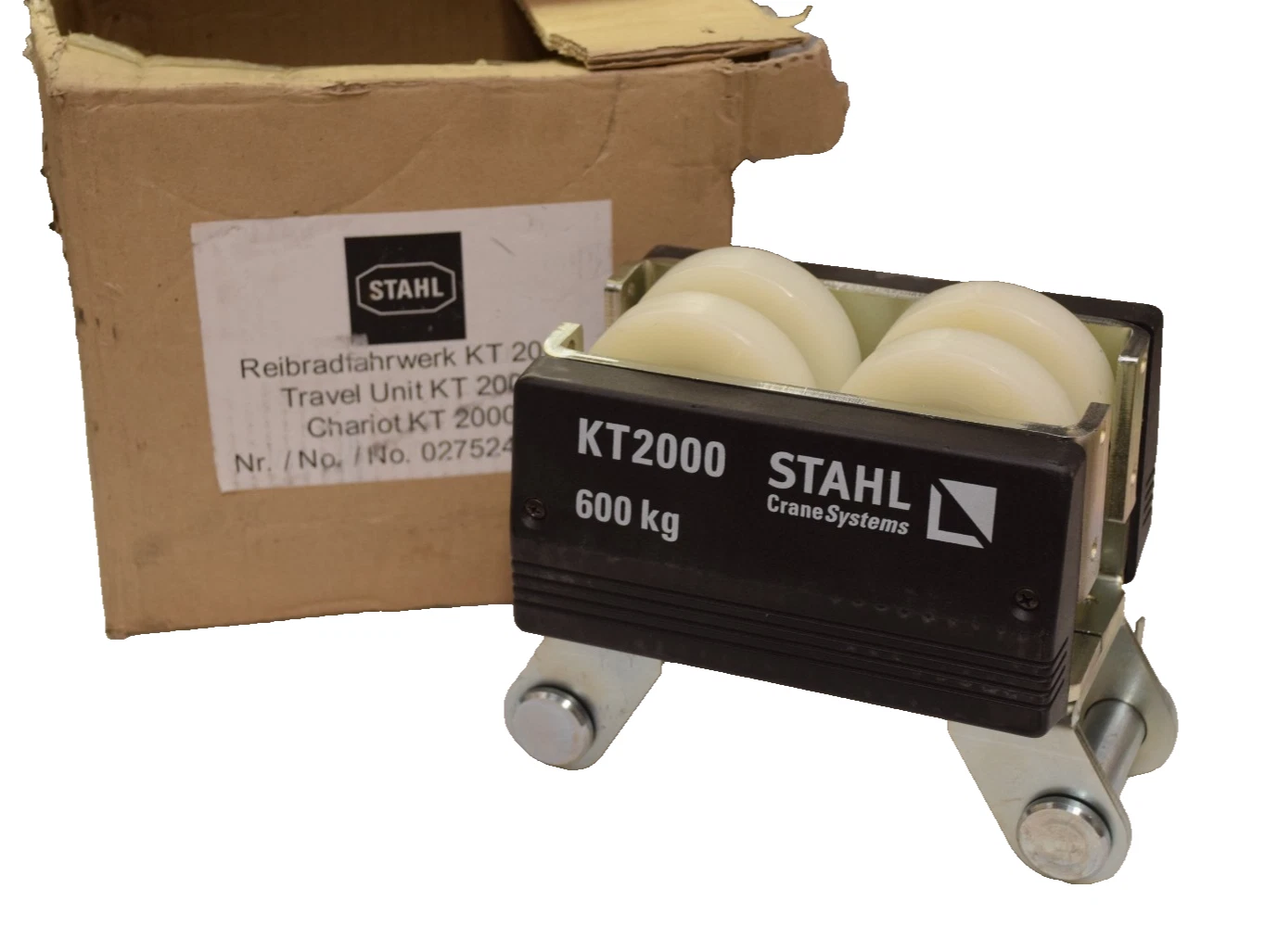 Stahl Crane System Trolley KT2000 600KG 1300Lb Hoist trolley 0275247050 (NEW)