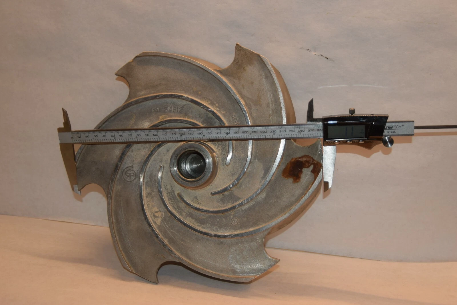 Goulds 11" impeller 6 Vane pump 316SS KSY 54612 104-1416-11-1203 3196LTX 4x6-13