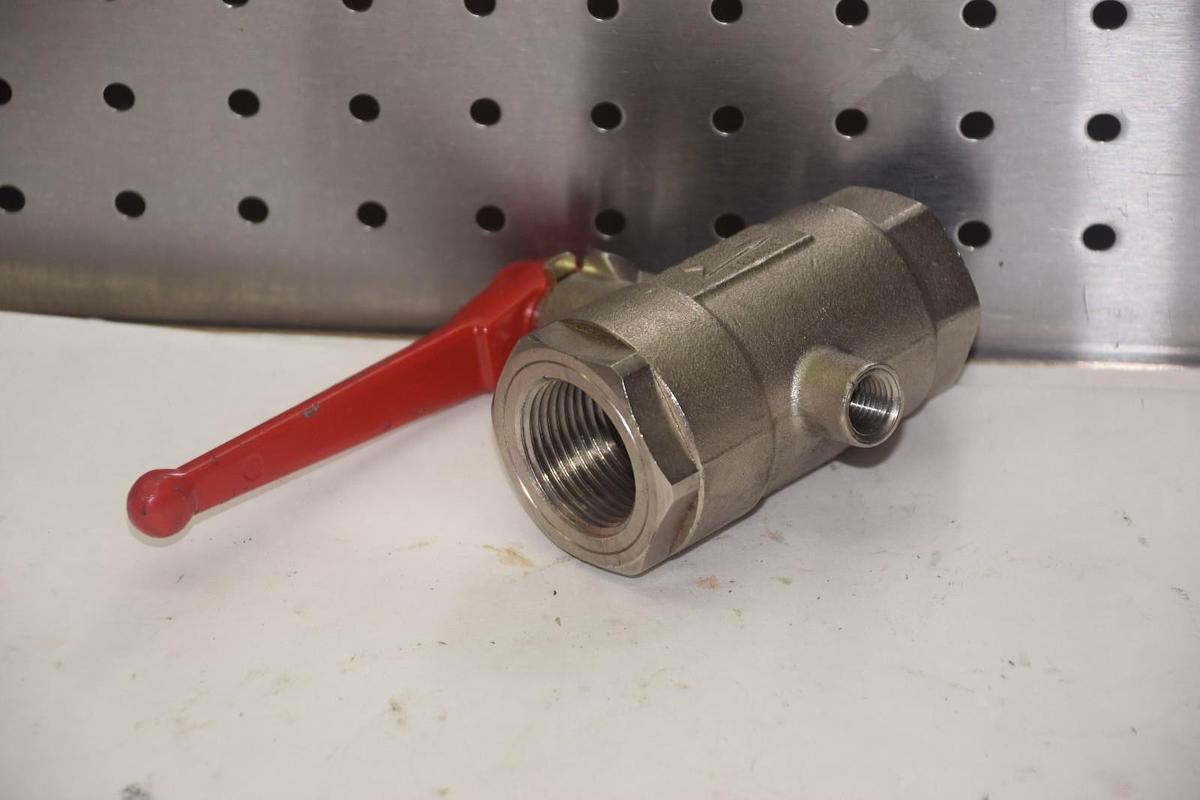 LEGRIS STAINLESS STEEL ONE WAY FLOW BALL VALVE 1" NPT NEW