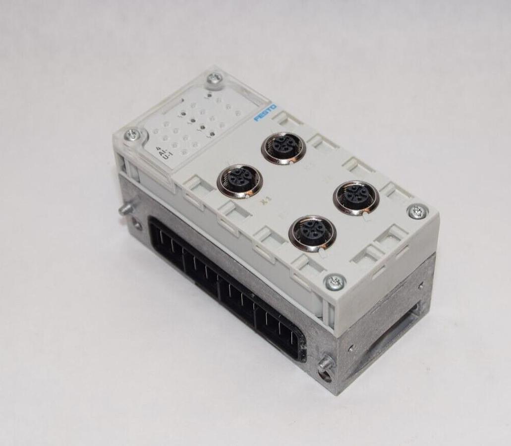 Used FESTO CPX-AB-4-M12x2-5P-R-M3 , 546997 Interlocking Block