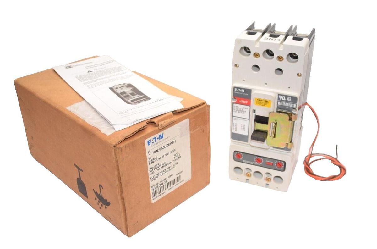 (NEW) EATON HMCP250A5CL04T26 250A 250 Amp 3P Series C Circuit Breaker