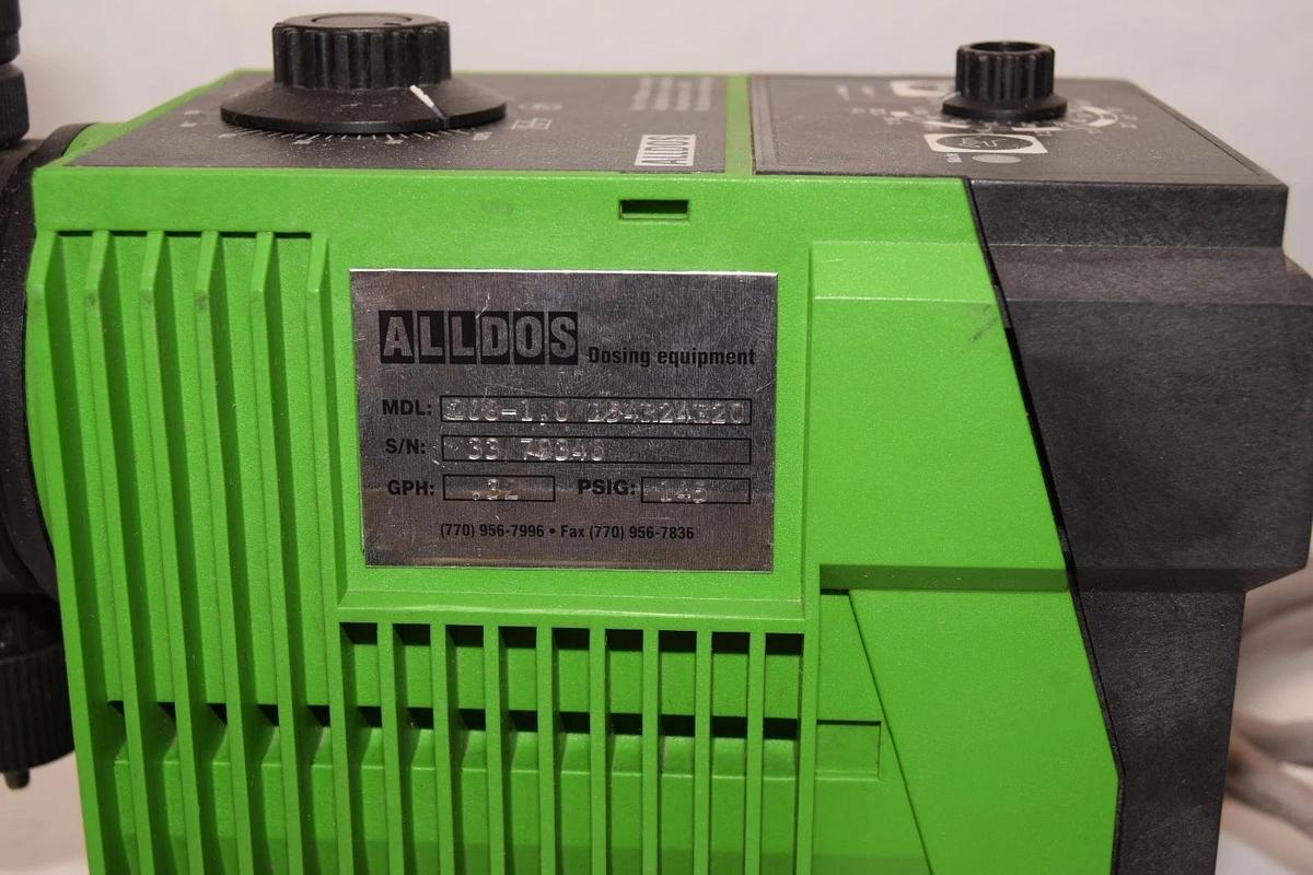 Used Alldos Eichler Gmbh 208-1.0 D54R24E20 0.32gph 145psi Metering Pump