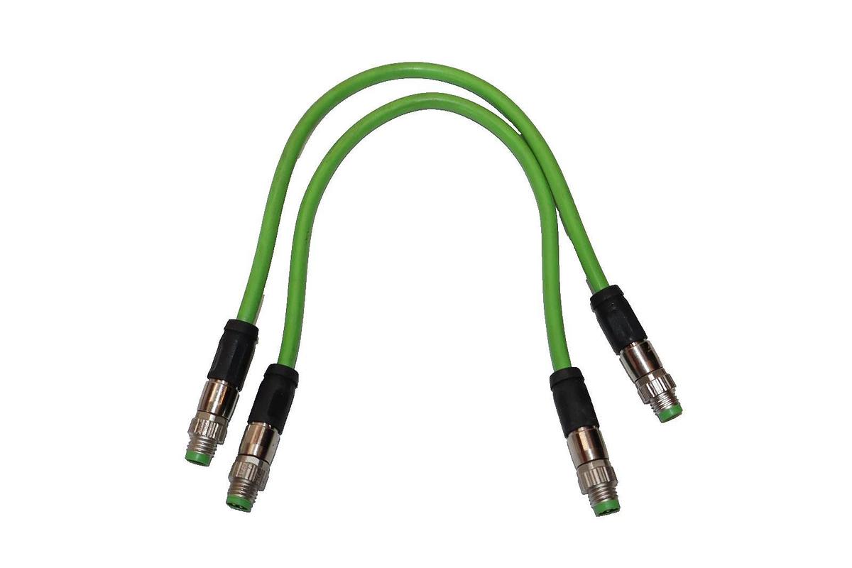 Used lot of industrial data sensor cable sets adapter 3pin E66085-H  078224, E242293