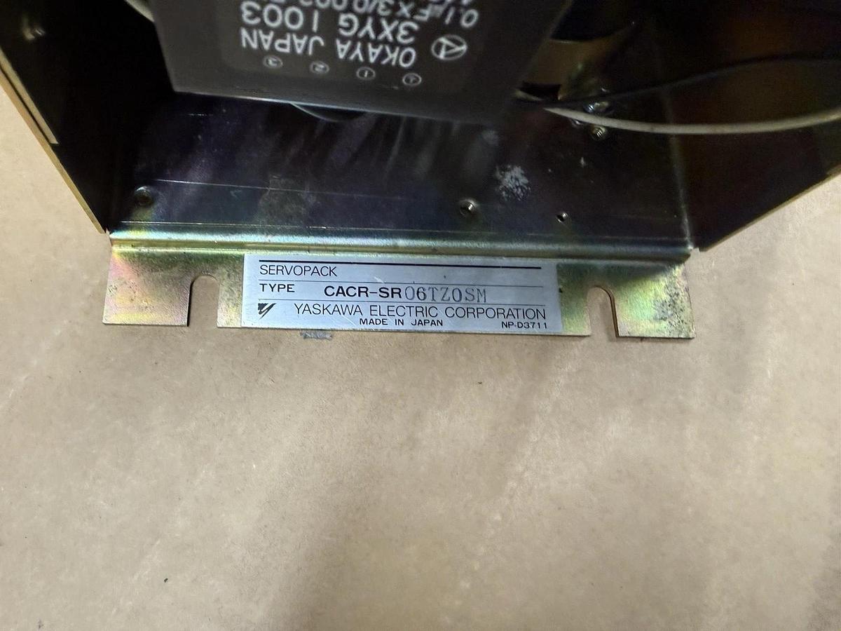 Used Yaskawa Drive ServoPack CACR-SR06TZ0SM CACR-SR06TZ6SM-E  .60kw .80HP
