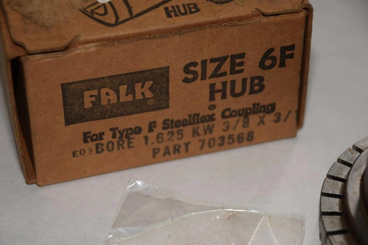 FALK 703568 SIZE 6F TYPE F STEELFLEX COUPLING NEW