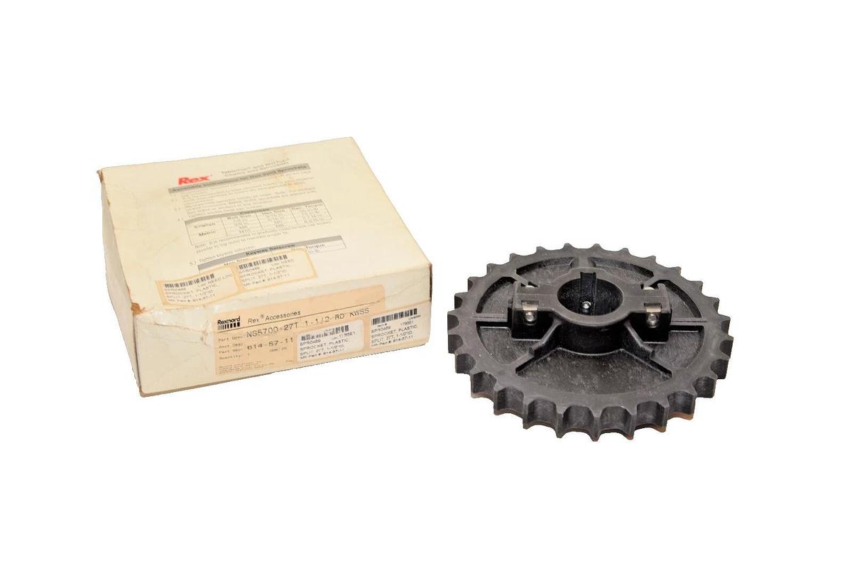 REXNORD Conveyor Sprocket  NS5700-27T 614-57-11 1-1/2 RD KWSS 27Teeth (NEW)