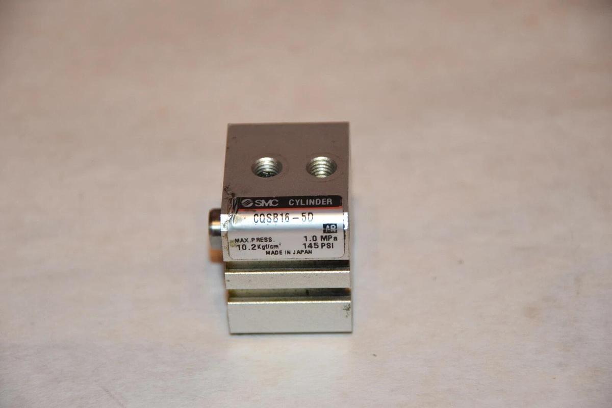 Used SMC CQSB16-5D CQSB165D 1.0MPa 145psi COMPACT CYLINDER