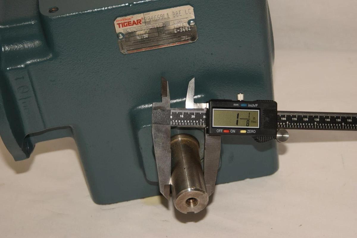 (NEW) DODGE MR94669L1 1.77Hp 1-1/8" Shaft TIGEAR Gear Box / Speed Reducer