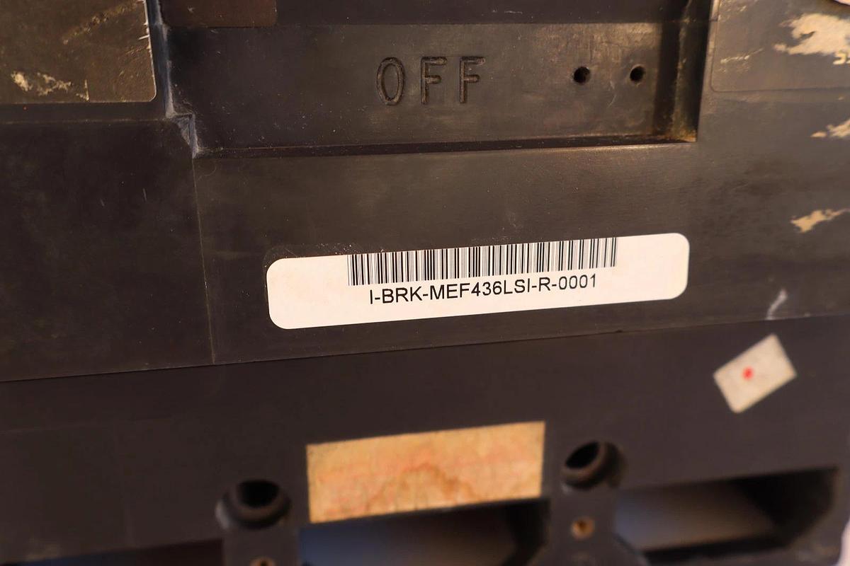 Used Square D 400 Amp MEF436LSI 600V Circuit Breaker 3 Pole 400A