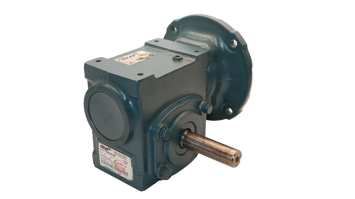 Refurbished Dodge Tigear 2 176Q20L56 20:1 Ratio 7/8" Shaft Gear Reducer