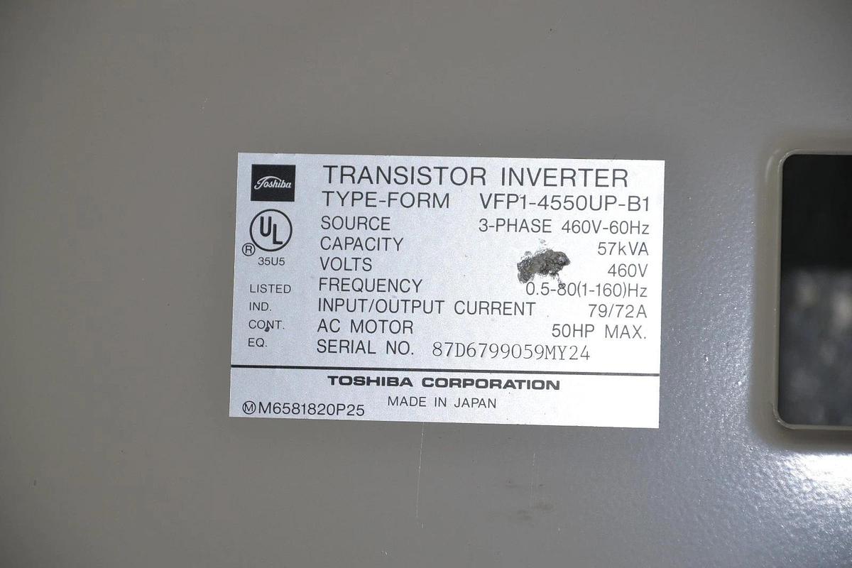 Refurbished Toshiba VFP1-4550UP-B1 Transister Inverter Drive  460V 50HP VFP14550UPB1