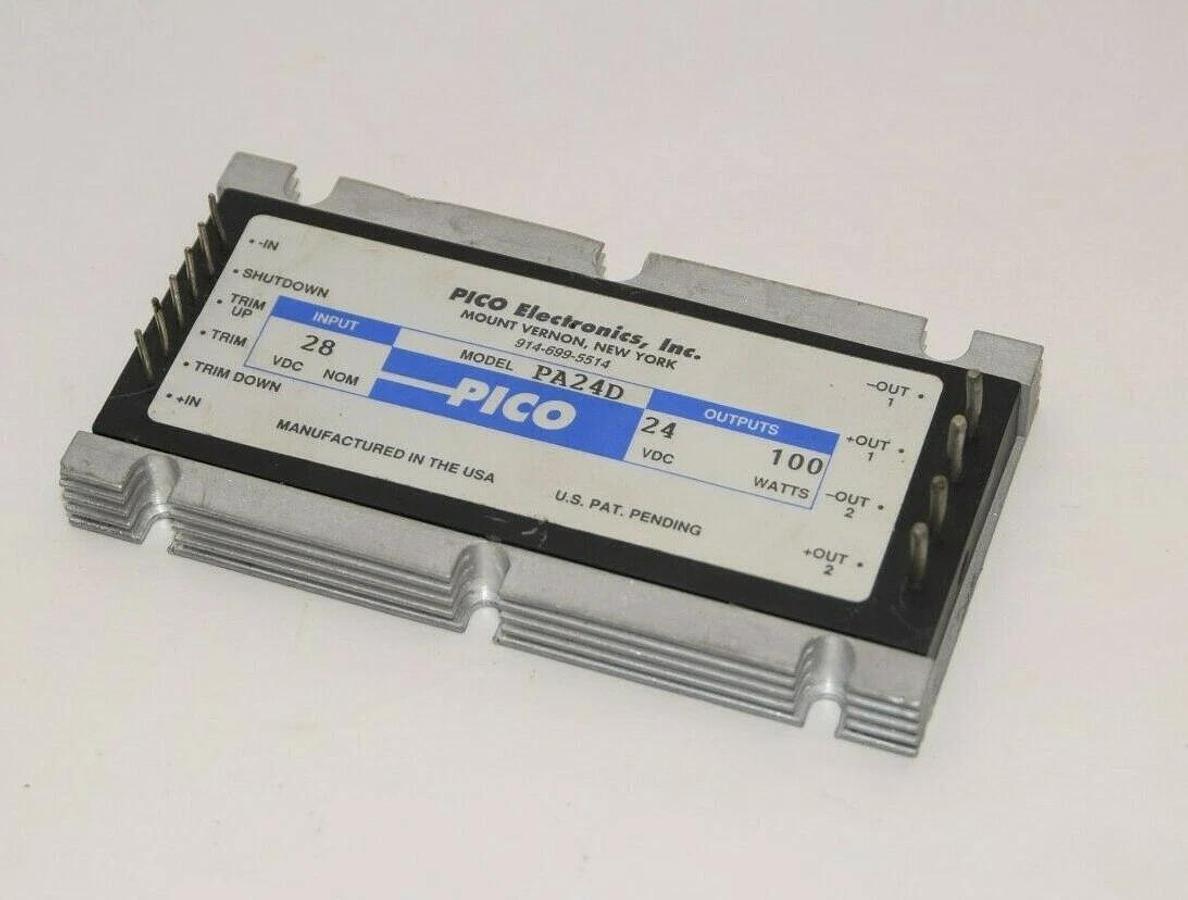 Used PICO ELECTRONICS INC PA24D 24/28Vdc 100W Power Converter High Power