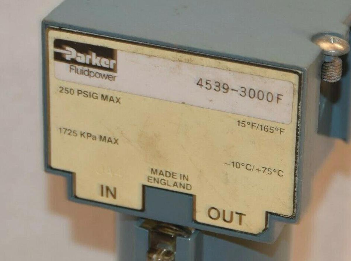 (NEW) PARKER 4539-3000F 45393000F 250psig Fluidpower Modular Standard Filter